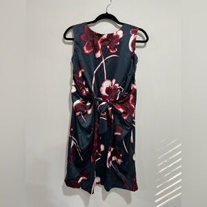 Ann Taylor blue and red dress